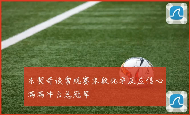 东契奇谈常规赛末段化学反应信心满满冲击总冠军